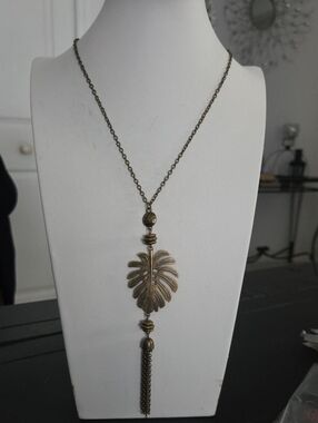 Paparazzi Palm Promenade Brass Necklace NWT